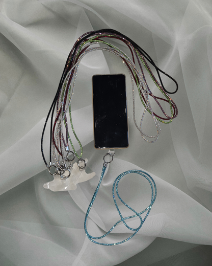 Kristályos mobiltartó – sima karika